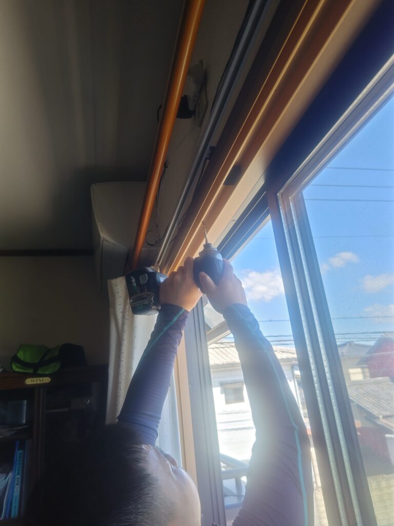 糟屋郡粕屋町車の騒音対策の為内窓設置①|中村アルミ建材