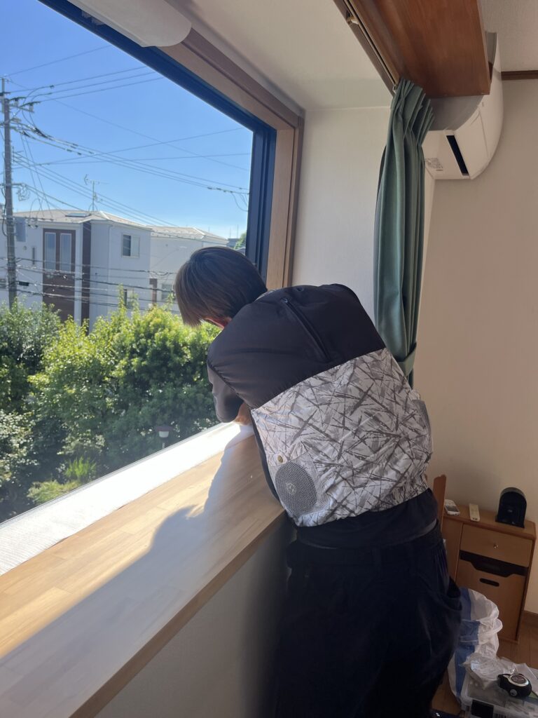 福岡市南区　マドリモ施工中