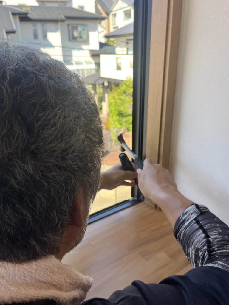 福岡市南区　マドリモ施工中