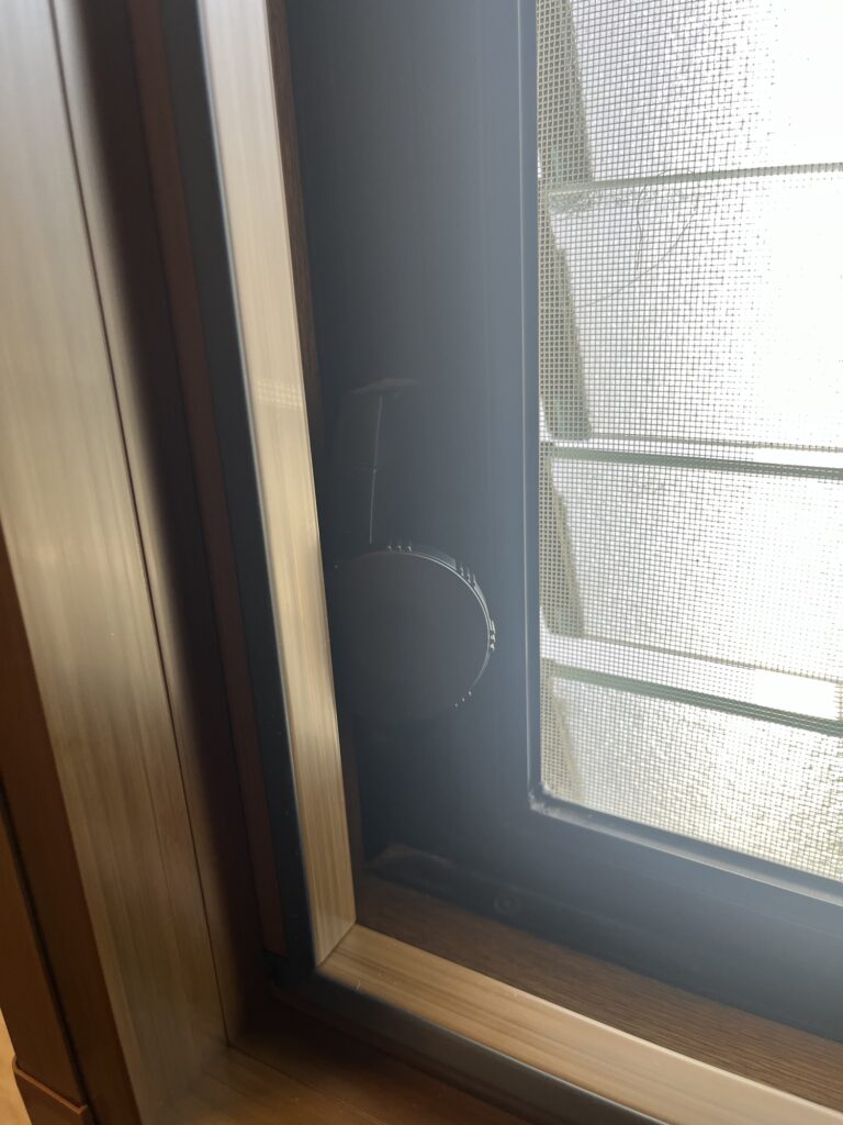 筑紫野市　ルーバー窓　内窓設置