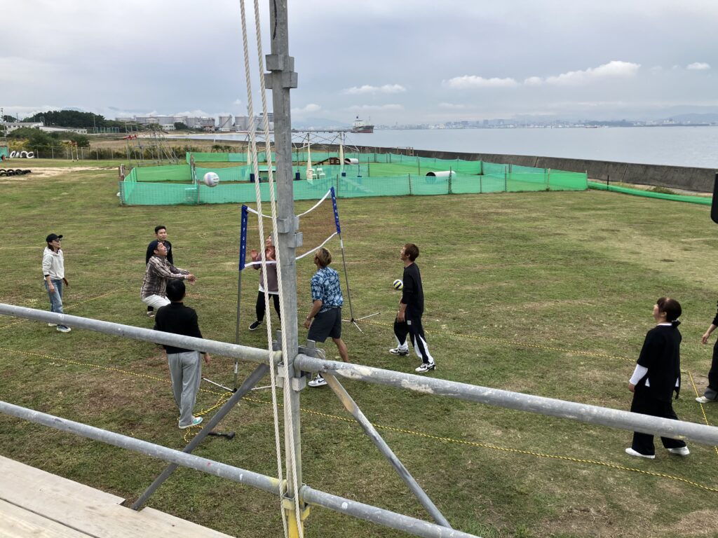 社内イベント　バレー大会の様子