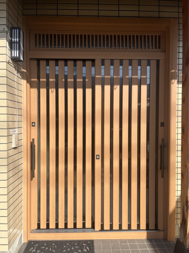 糟屋郡粕屋町にてykkapのドアリモ施工後