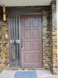 宇美町ドアリモ工事前