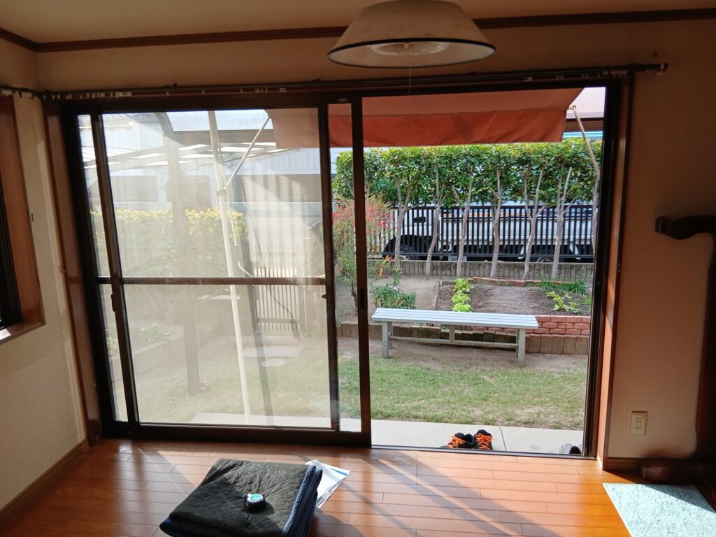 筑紫野市杉塚掃き出し窓のマドリモ工事前