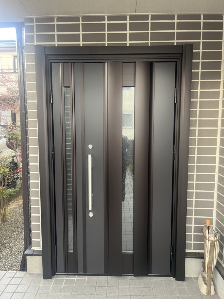 筑紫野市天拝坂ドアリフォーム後