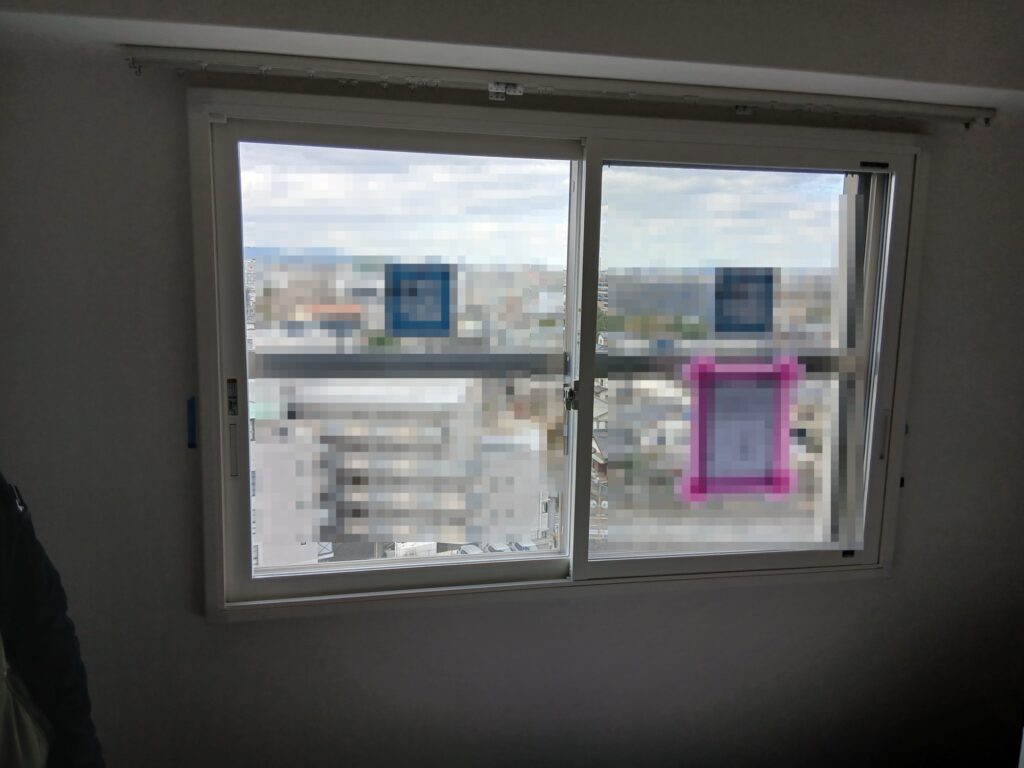 志免町別府西のマンションの腰窓のウチリモ施工後