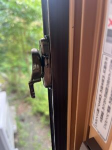 クレセントをカットした後の様子