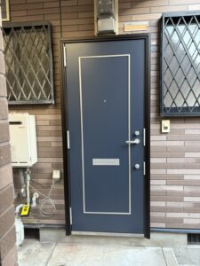 福岡市早良区YKKAPアパートドアリモの工事後の様子