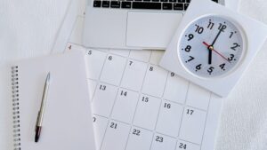 時計とカレンダー