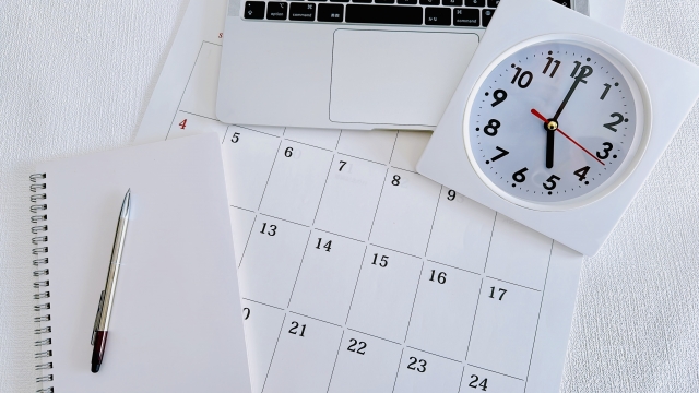 時計とカレンダー