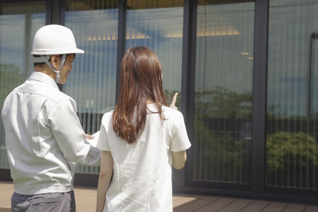 窓リフォーム　現地調査