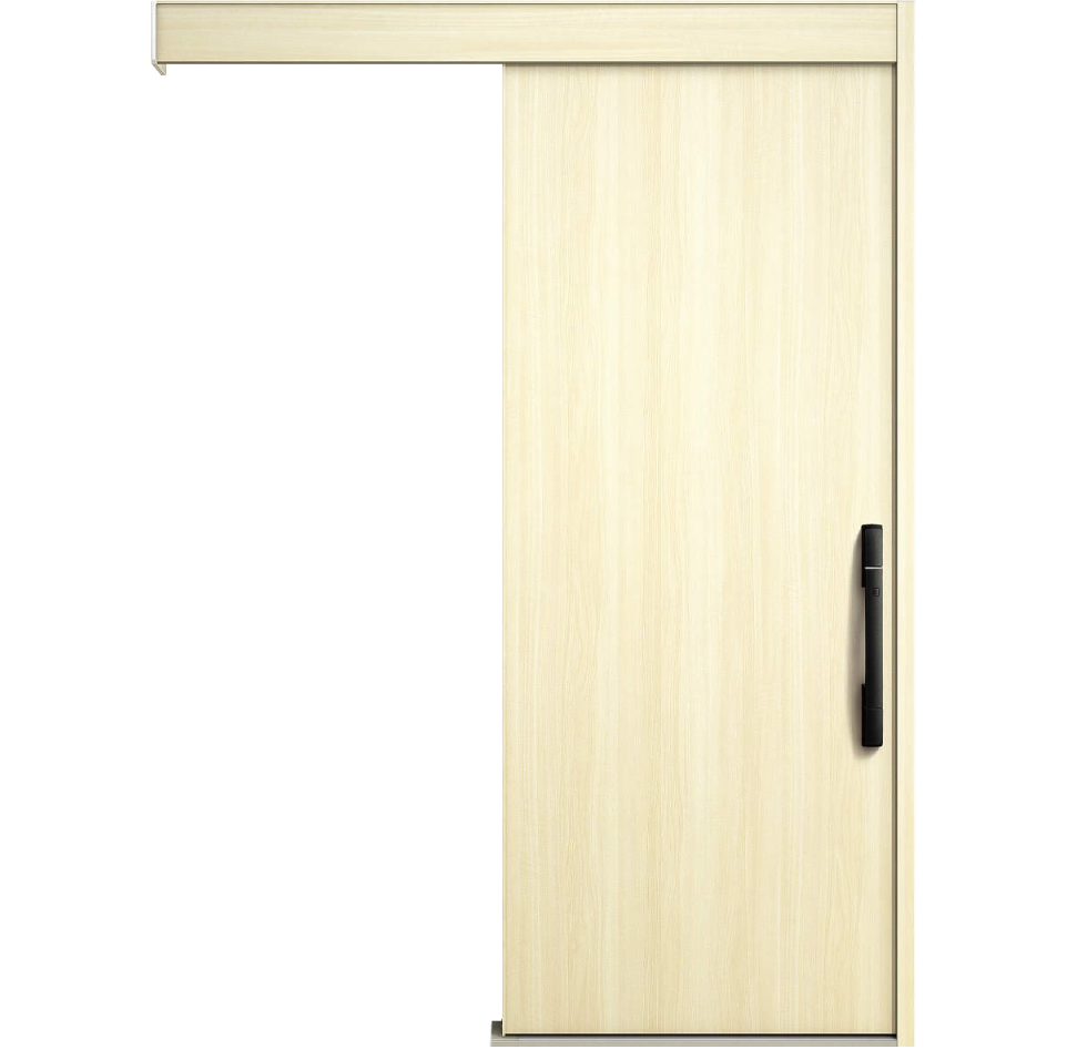 外引き込み開き戸