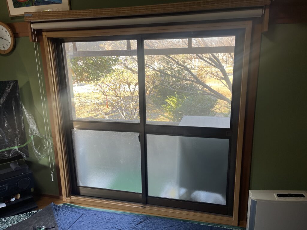 福岡市南区警弥郷で窓交換する前の様子