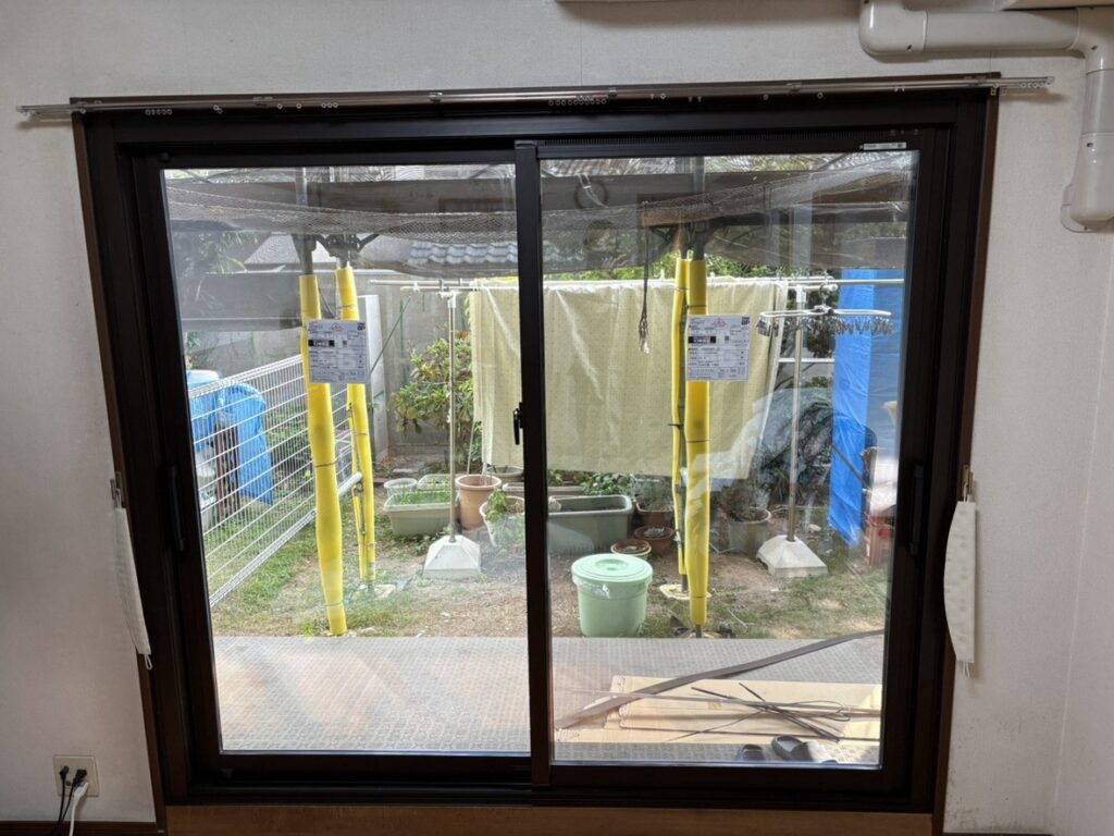 福岡市東区窓取替後の様子