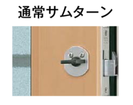 勝手口のサムターン