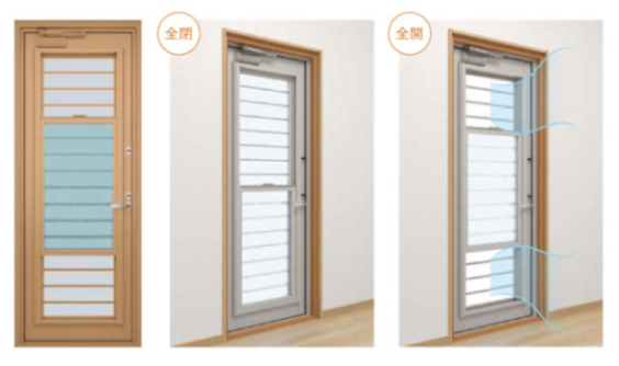 勝手口の通風について