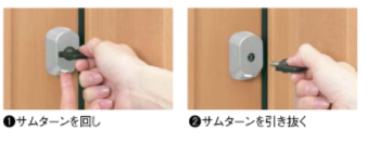 脱着サムターン