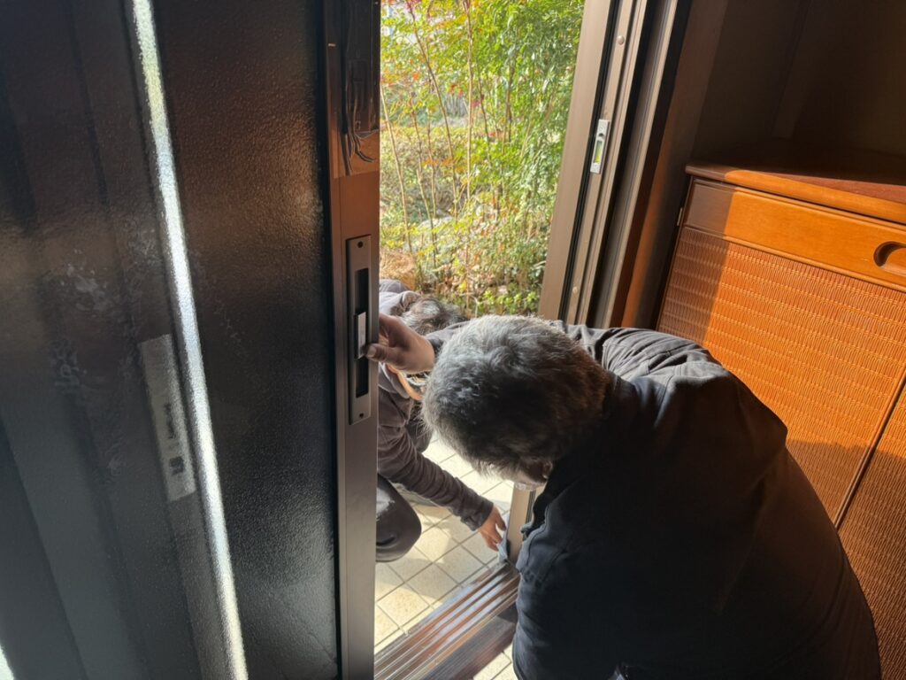 バーハンドル取付