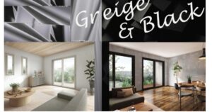 窓の色で部屋のイメージがかわる写真