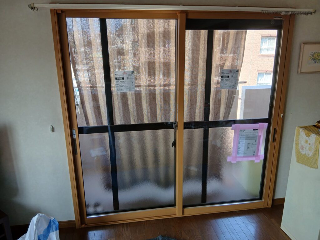 南区野多目マンション内窓施工後の様子