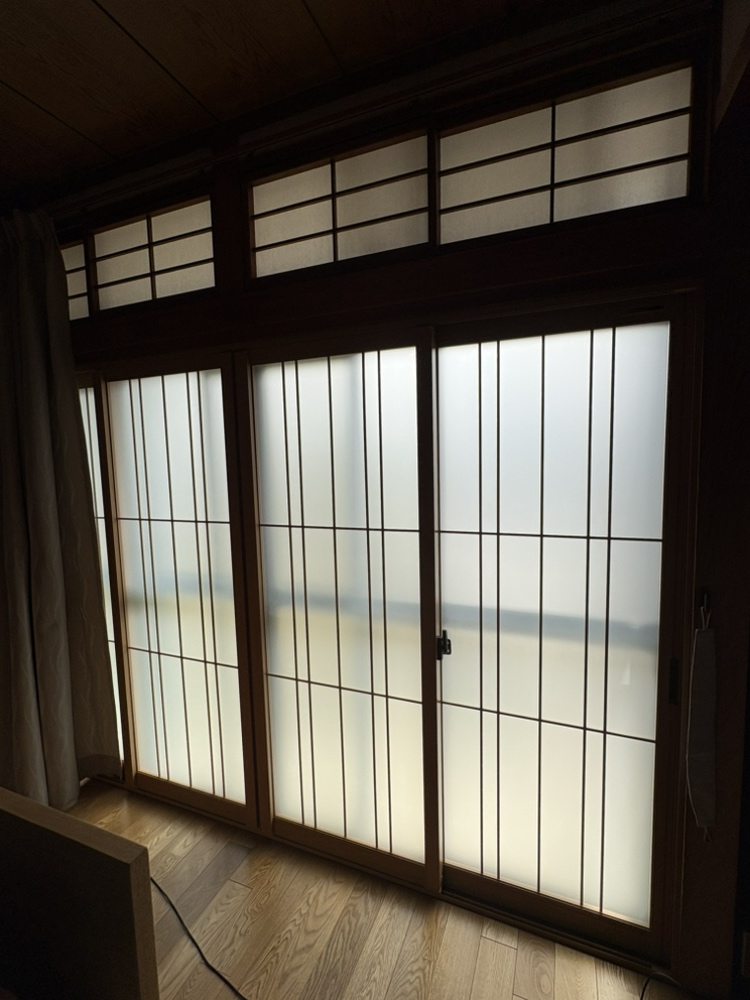 内窓取付　和障子　和室用内窓