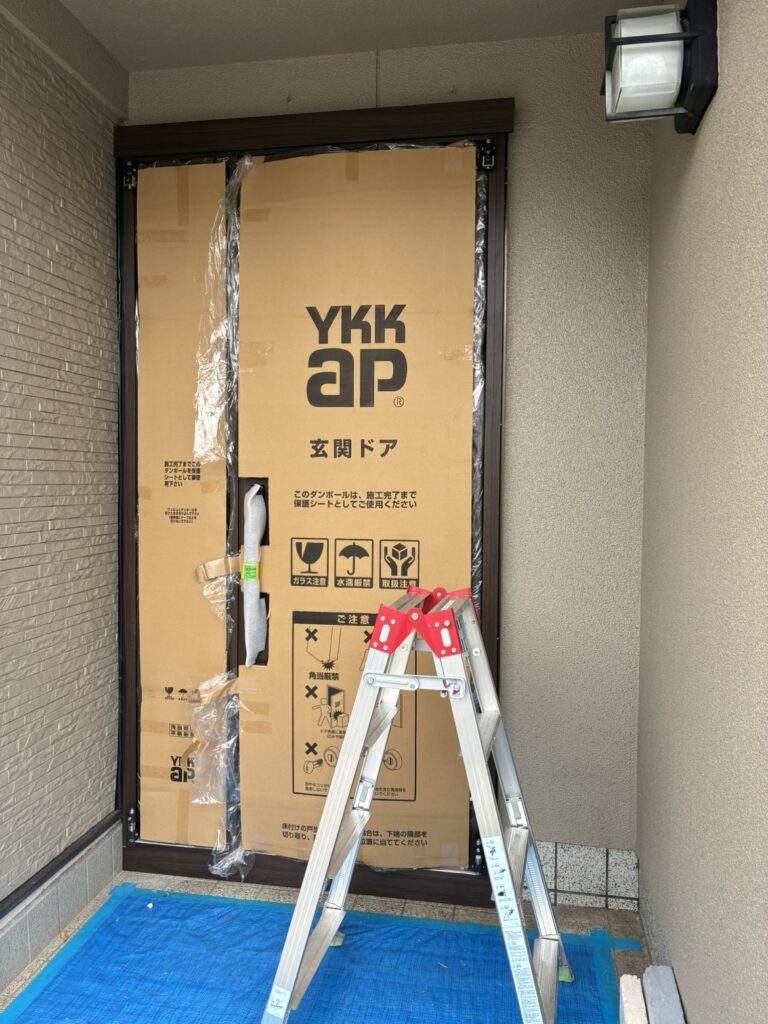 設置後の親子扉