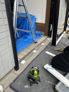 ｽﾍﾟｰｻｰを入れてるところ