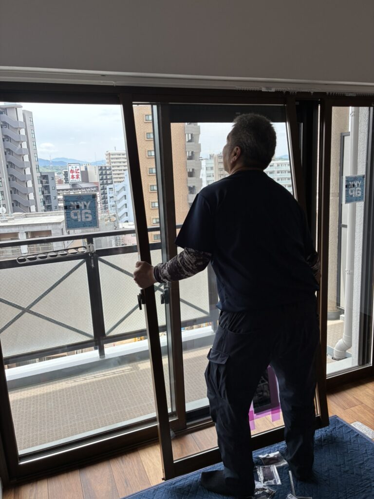 内障子のつり込み