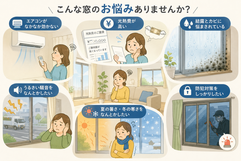 窓の悩み