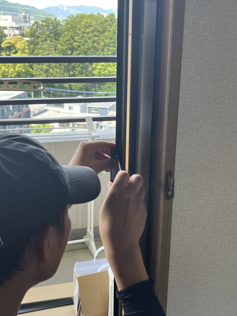 建付け調整して完成①