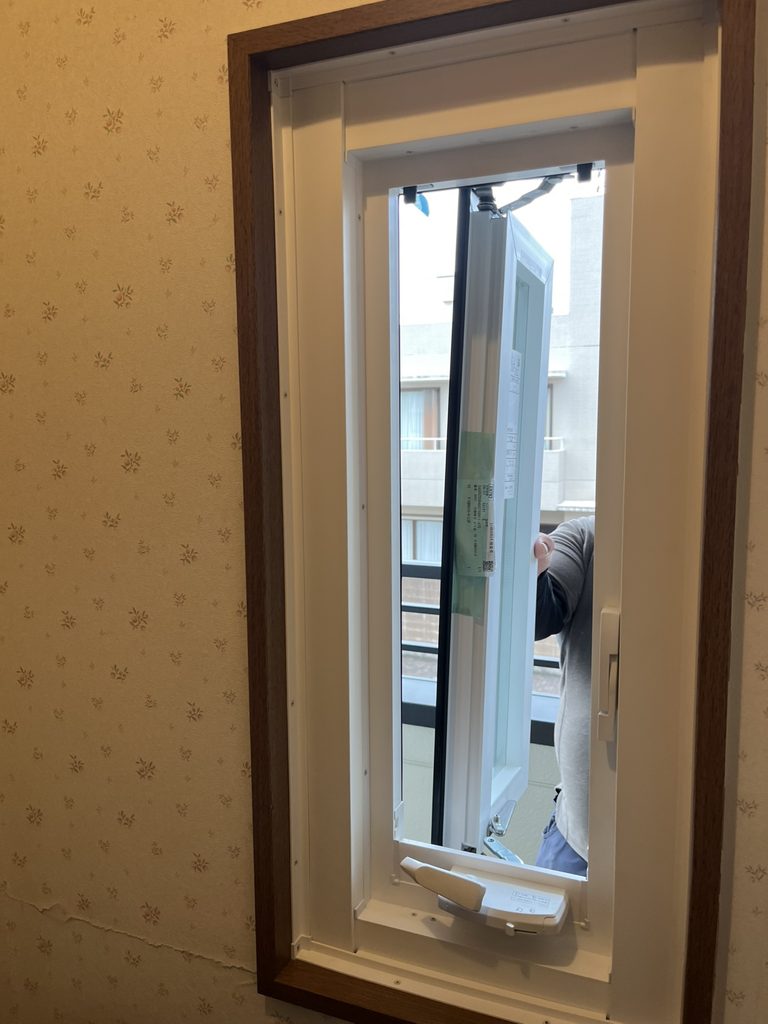 型ガラスが入ってる