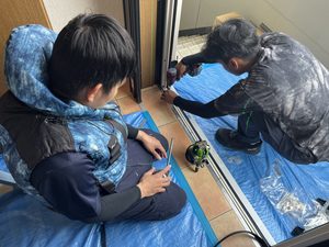 教えてるところ